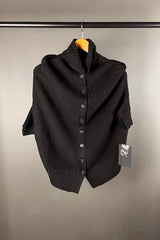Moyuru Black Knit Cardigan