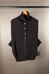 Moyuru Black Knit Cardigan