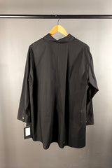 Moyuru Black Asymmetrical Shirt