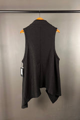 Moyuru Black Woollen Vest