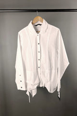 Moyuru White Shirt Jacket