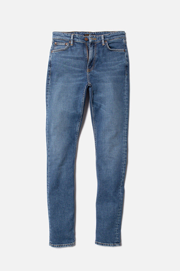 Nudie Jeans Mellow Mae Blue Mud