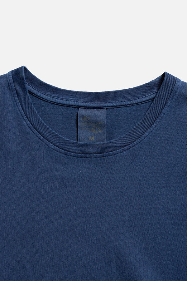 Nudie Roffe Slub T-Shirt in French Blue