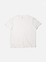 Nudie Roffe Slub T-Shirt in Offwhite