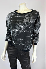 Kate Perry Projects Burnout Print Top