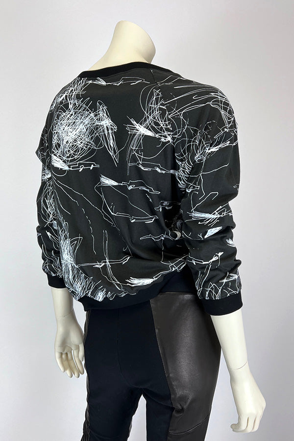 Kate Perry Projects Burnout Print Top