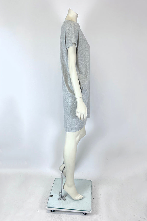 Kate Perry Projects Scribble Dove on Grey Marle T-Shirt Dress