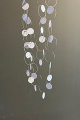 Rosalba Galati Multi-loop White Disc Necklace