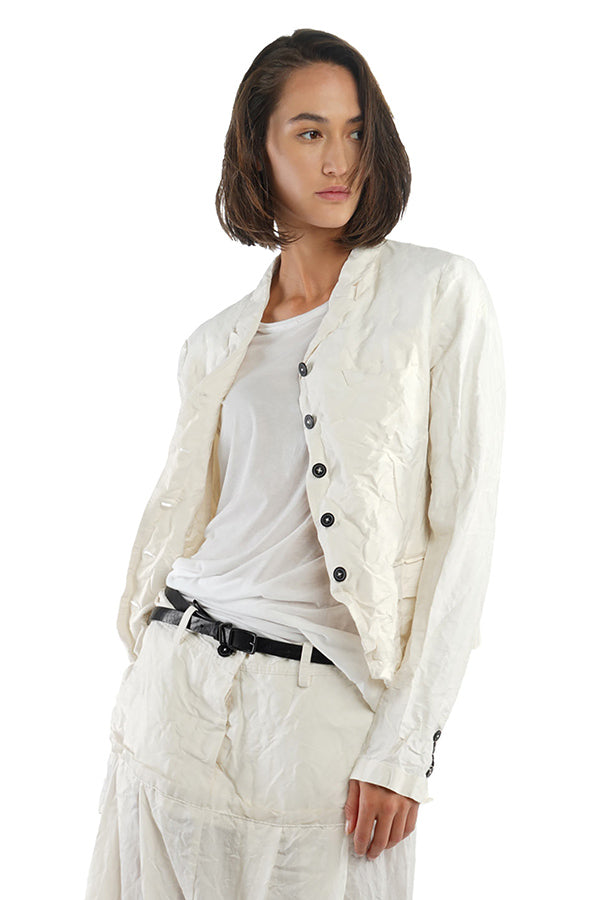 Rundholz Mainline Off-White Crinkle Jacket