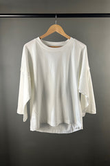Rabens Saloner White Laurah Top