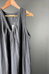 Rabens Saloner Lizza Dress in Dark Slate