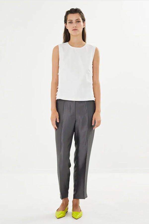 Rabens Saloner Nura Gun Metal Pants