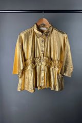 Rabens Saloner Paige Midas Gold Blouse