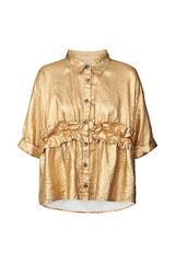 Rabens Saloner Paige Midas Gold Blouse