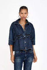 Rabens Saloner Paige Denim Shirt