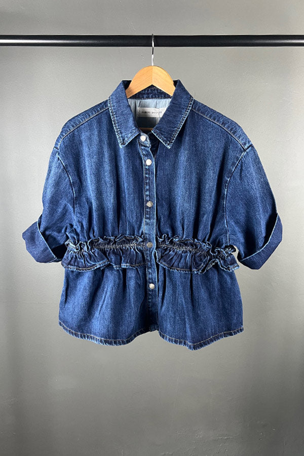 Rabens Saloner Paige Denim Shirt