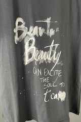 Rabens Saloner Ambia Faded Black T-Shirt