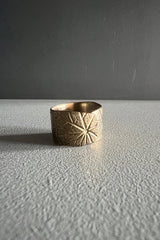 Ro Yule Bronze Etched Wrap Ring