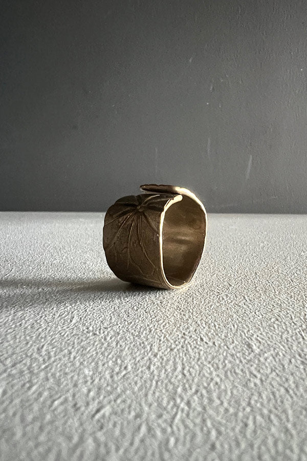 Ro Yule Bronze Etched Wrap Ring