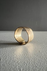 Ro Yule Bronze Etched Wrap Ring