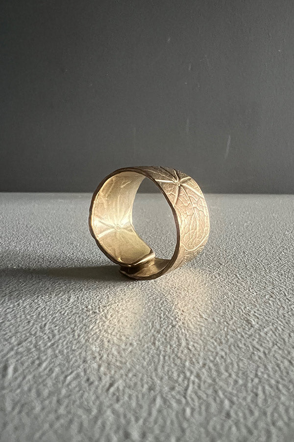 Ro Yule Bronze Etched Wrap Ring