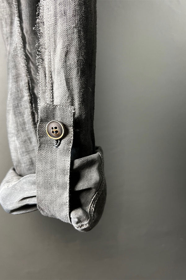 Sanctamuerte Grey Viscose/Silk & Linen Pants