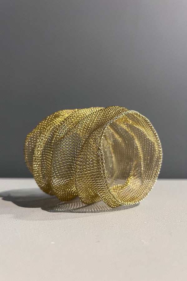 Seriously Designed Gold Wire Cuff