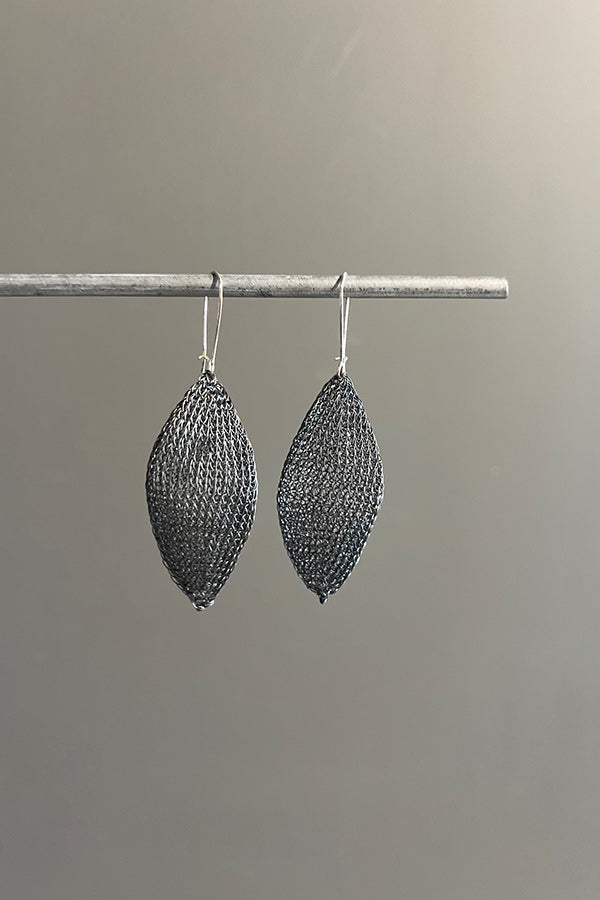 Seriously Designed Knitted Wire Acid Earrings