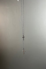 Studio Koak Medium Brass Cross Necklace