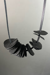 Studio Koak Black Paper Circle Necklace