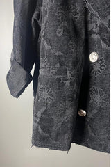 Sanctamuerte Black Patterned Jacket