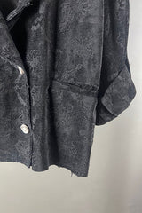 Sanctamuerte Black Patterned Jacket