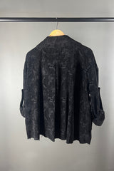 Sanctamuerte Black Patterned Jacket