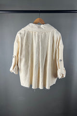 Sanctamuerte Off-White Patterned Jacket