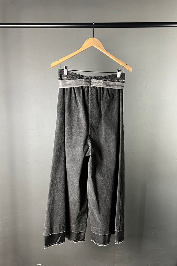 Sanctamuerte Cord Pants with Vicose Detailing