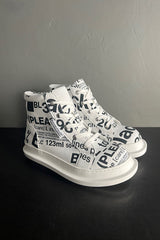 Rundholz + Trippen Type Print High-Top Sneakers