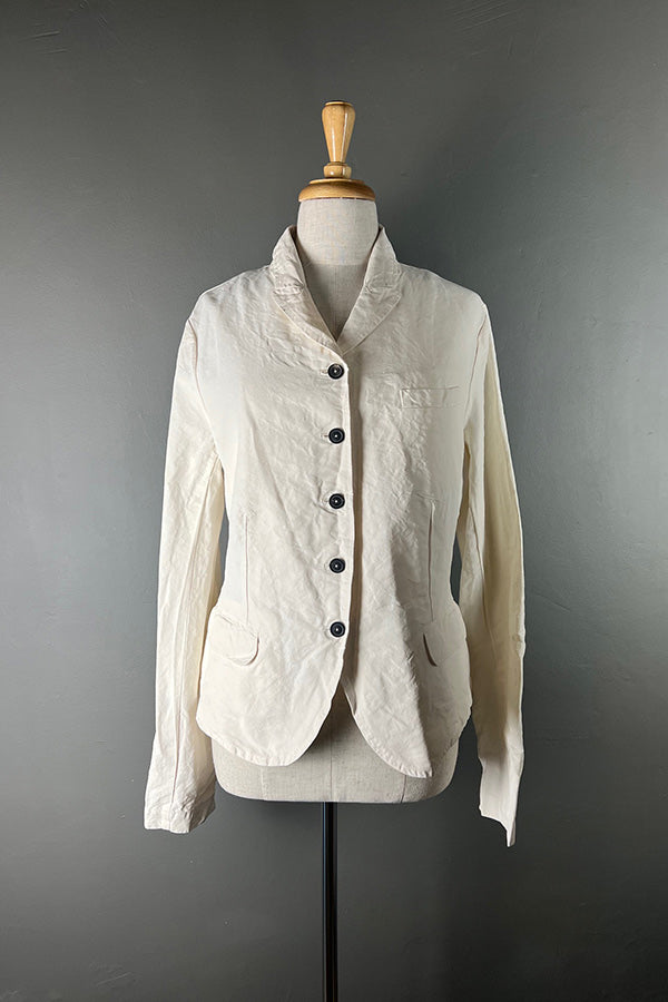 Rundholz Mainline Off-White Crinkle Jacket