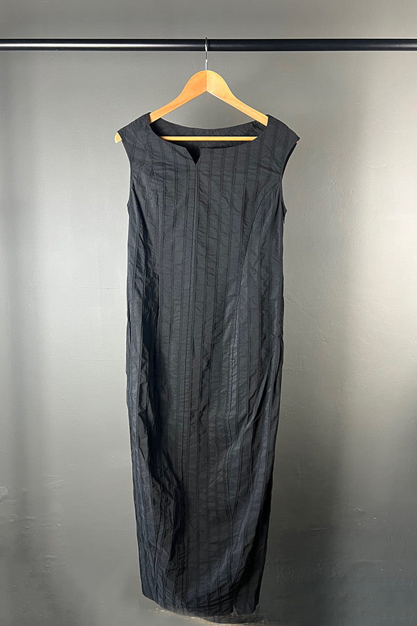 Rundholz Textured Black Dress
