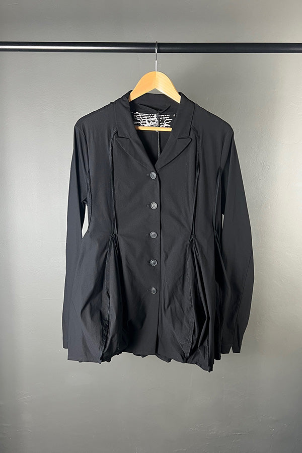 Rundholz Black Curved Paneled Jacket