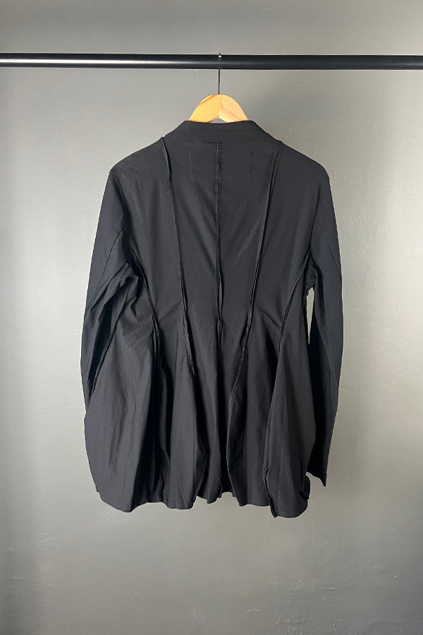 Rundholz Black Curved Paneled Jacket