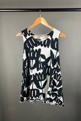 Rundholz Jersey Black Print Tank