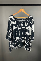 Rundholz Black Print Top