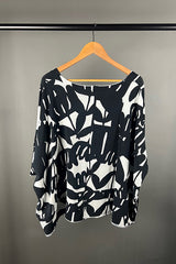 Rundholz Black Print Top