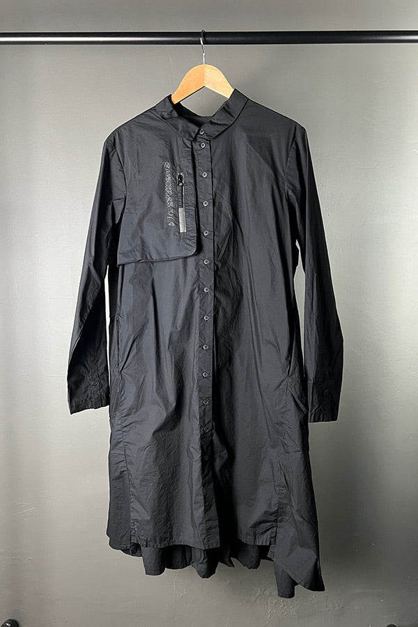 Studio Rundholz Black Label Black Cotton Shirt Dress