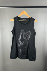 Rundholz Mainline Black Tank with Rabbit Print
