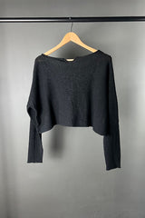 Studio Rundholz Cropped Black Emotions Knit