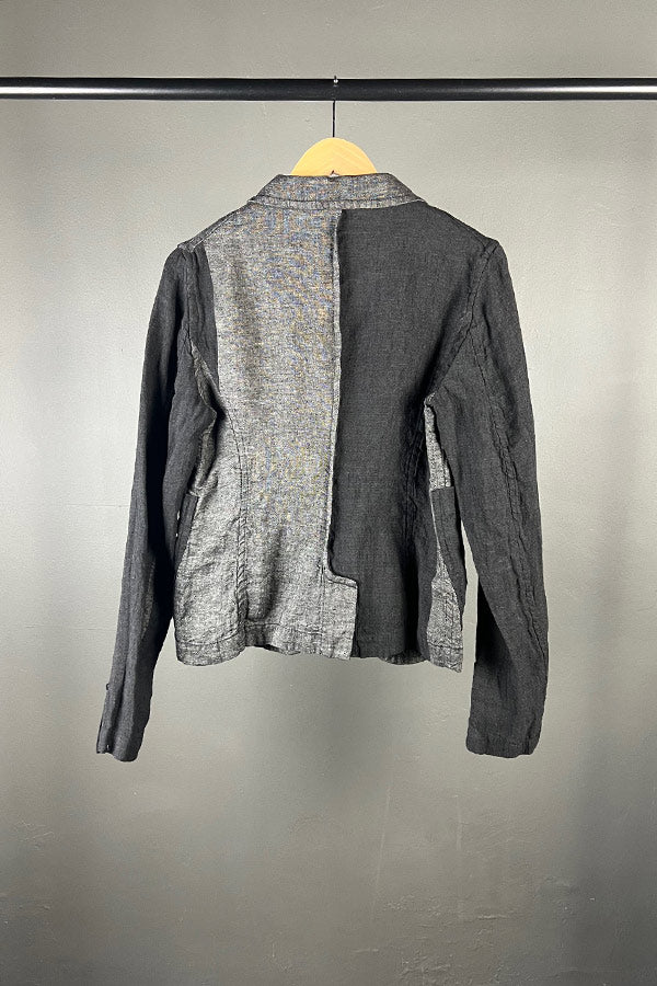 Rundholz Mainline Silver & Black Linen Jacket