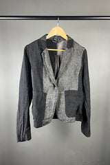 Rundholz Mainline Silver & Black Linen Jacket