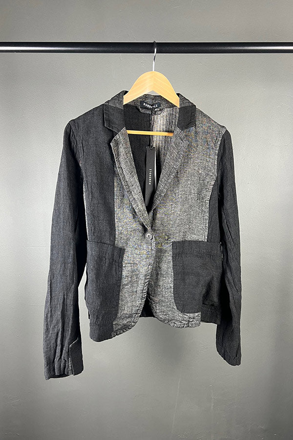 Rundholz Mainline Silver & Black Linen Jacket