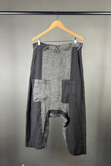 Rundholz Mainline Silver & Black Linen Pants
